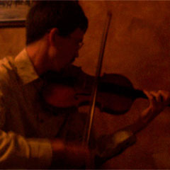 Alan playing fiddle